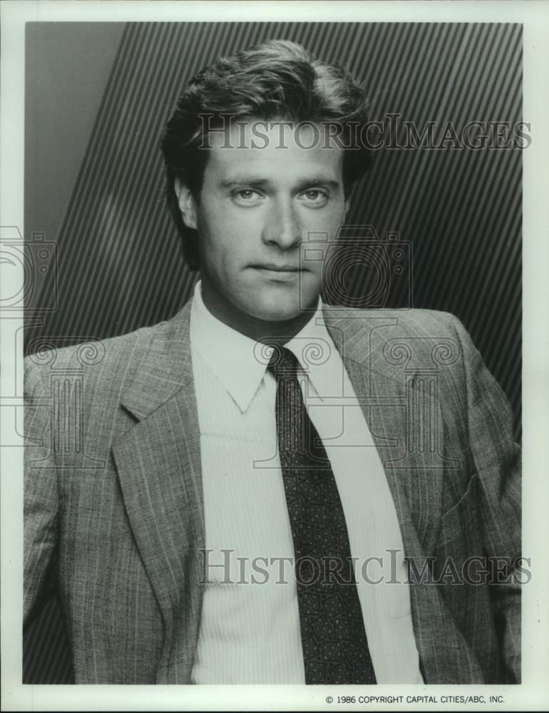 1986 Press Photo Actor John James as Jeff Colby on "The Colbys" - sap19445- Historic Images