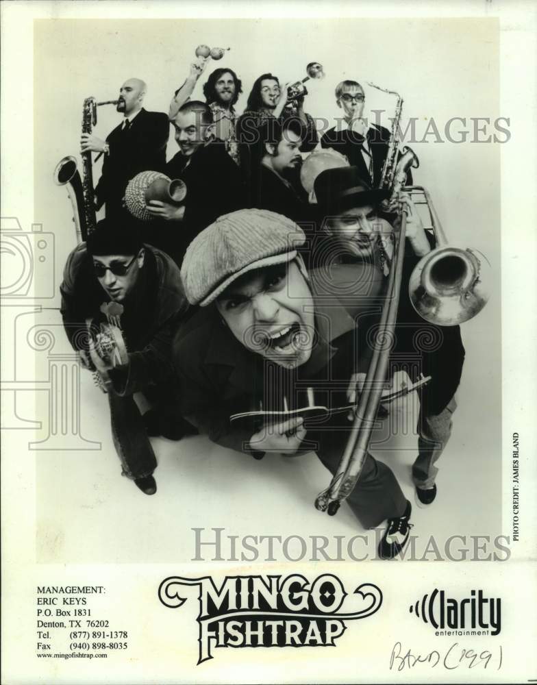 1999 Press Photo Members of the band Mingo Fishtrap, Entertainers, Musicians- Historic Images