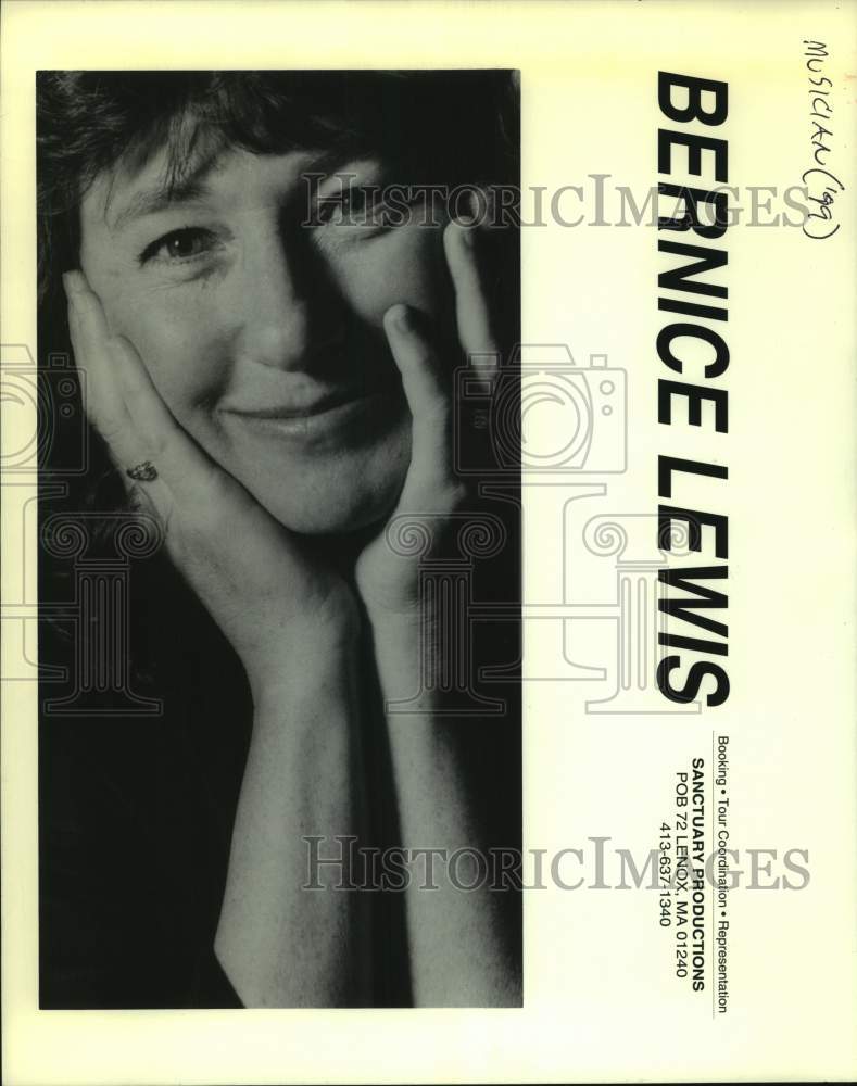 1999 Press Photo Bernice Lewis, Musician - sap19536- Historic Images