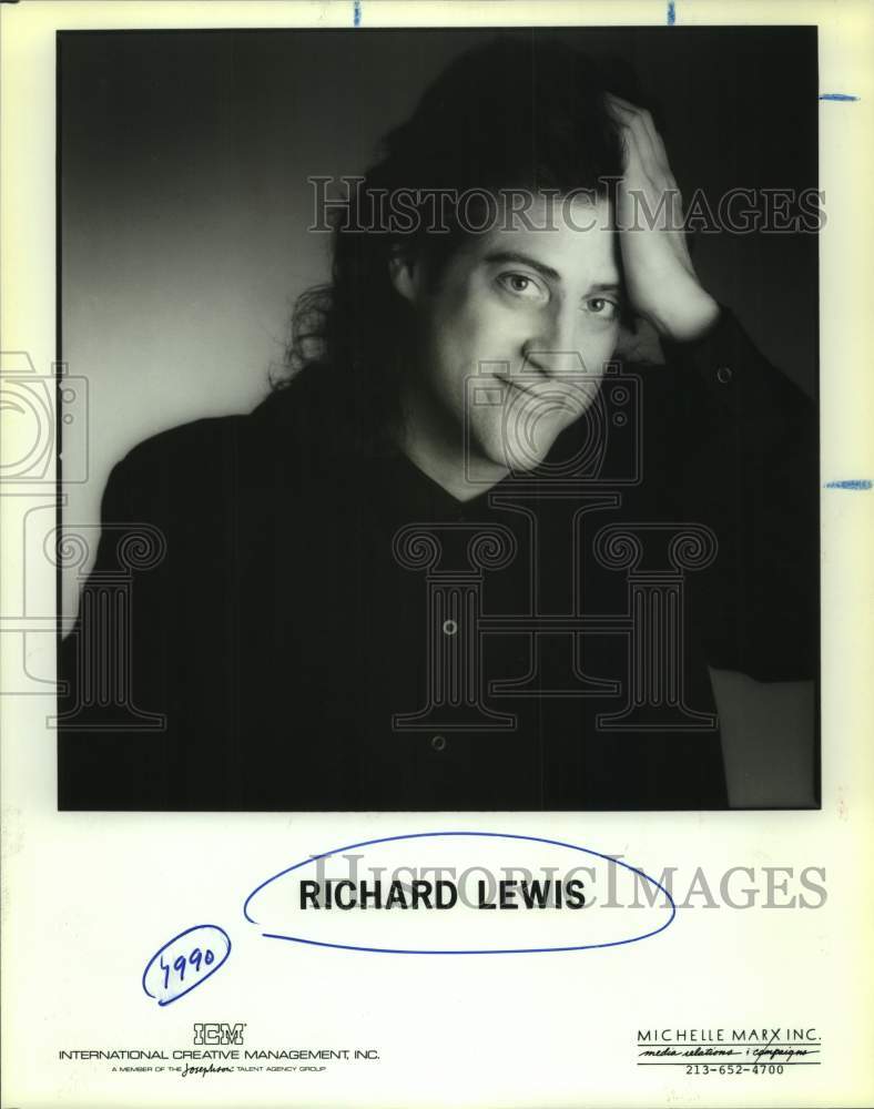 1990 Press Photo Actor Richard Lewis - sap19585- Historic Images