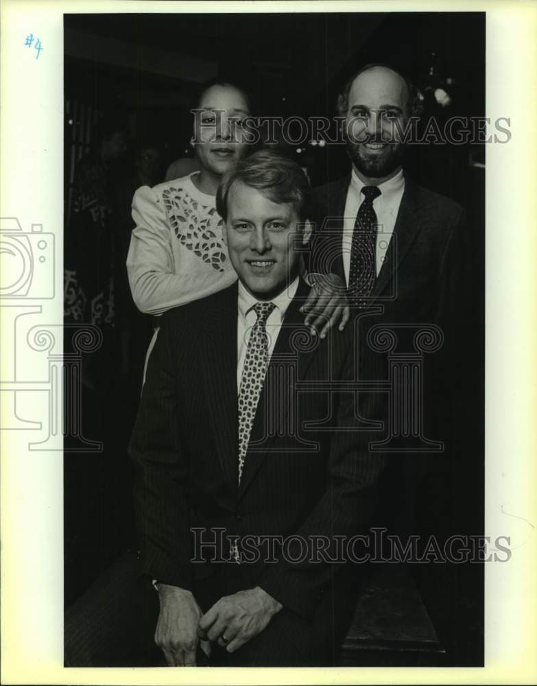 1988 Press Photo Rick Lester, San Antonio Symphony Managing Director at Event- Historic Images