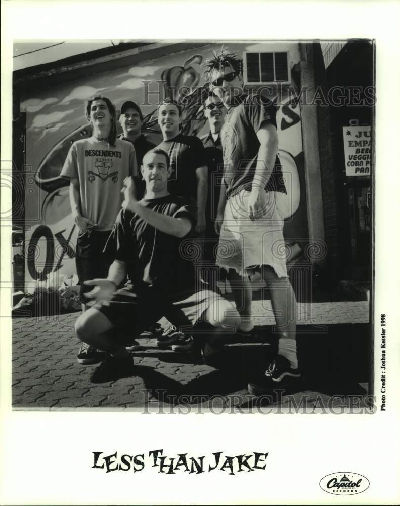 1998 Press Photo Music Group Less Than Jake - sap19592- Historic Images