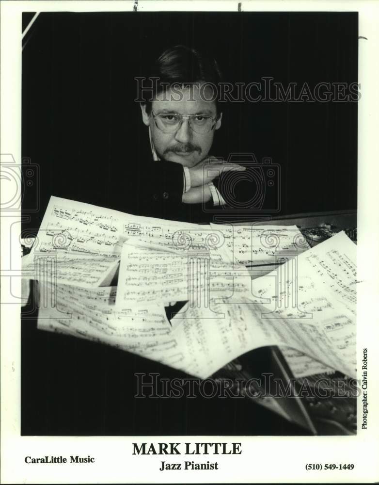 1999 Press Photo Musician, Jazz Pianist Mark Little - sap19649- Historic Images