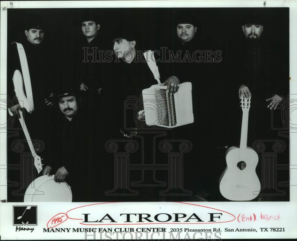 1995 Press Photo La Tropa F Musical Group - sap19714- Historic Images