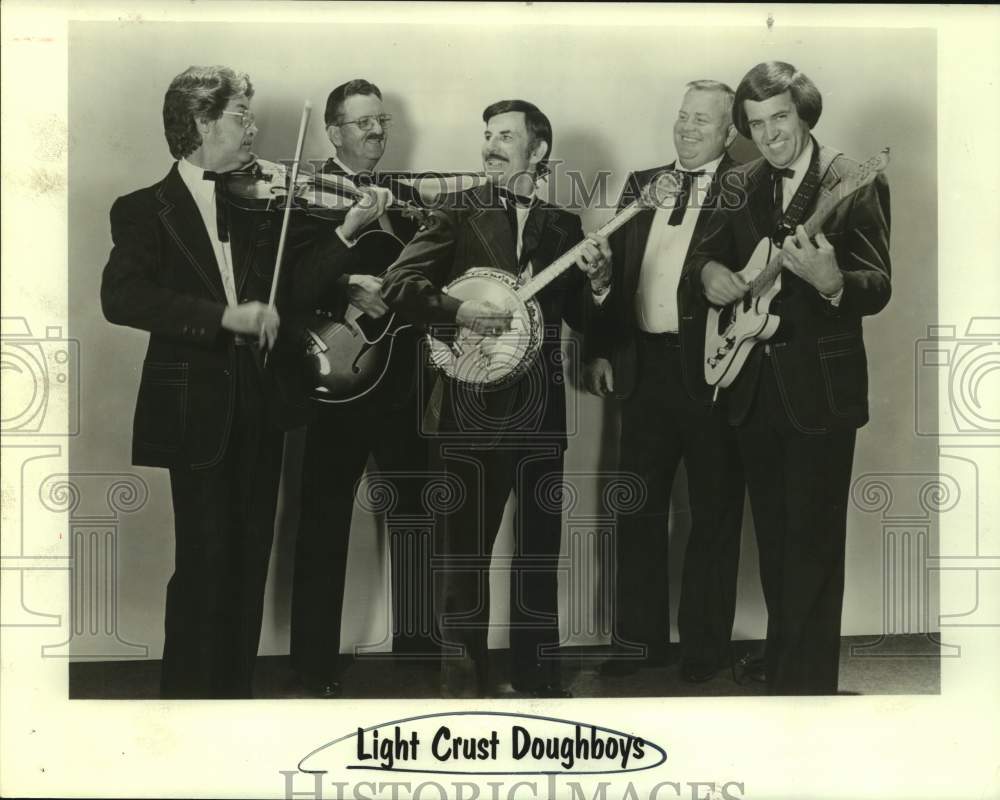 1978 Press Photo Five Members of the Light Crust Doughboys - sap19738- Historic Images
