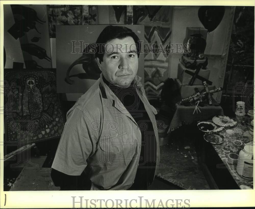 1986 Press Photo Luis Leroy, San Antonio Arts Council Director - sap19765- Historic Images