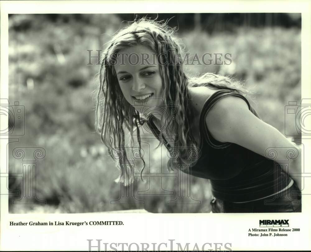 2000 Press Photo Actress Heather Graham in Lisa Krueger&#39;s &quot;Committed&quot; movie- Historic Images