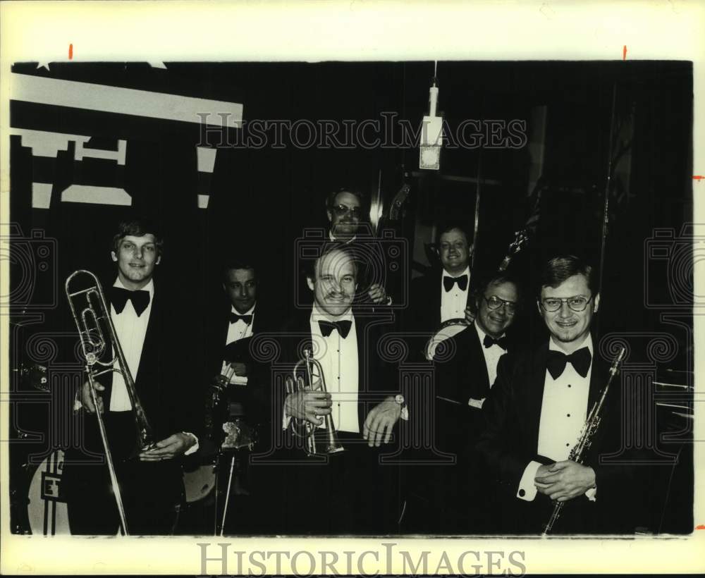 1984 Press Photo Members of the Happy Jazz Band. - sap19833- Historic Images