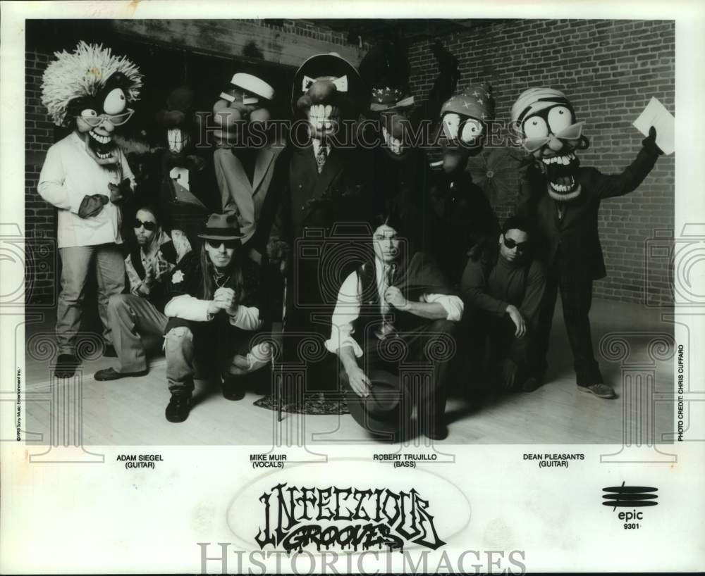 1993 Press Photo Members of Infectious Grooves, funk metal supergroup.- Historic Images