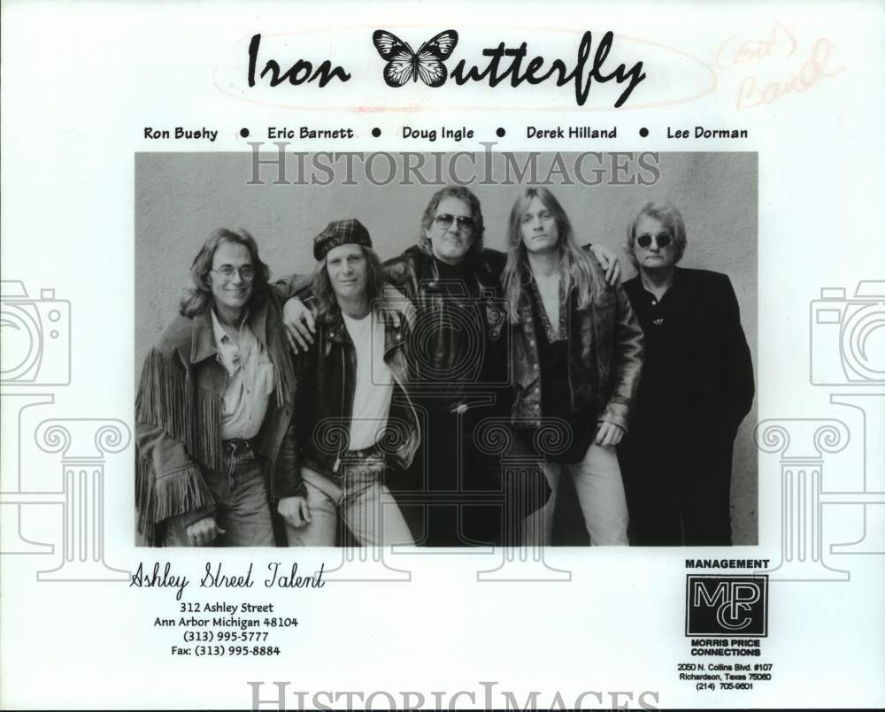 1996 Press Photo Members of Iron Butterfly, American rock band. - sap19855- Historic Images