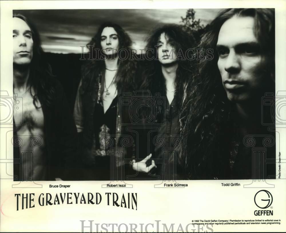 1992 Press Photo Members of The Graveyard Train, Indie rock group. - sap19860- Historic Images