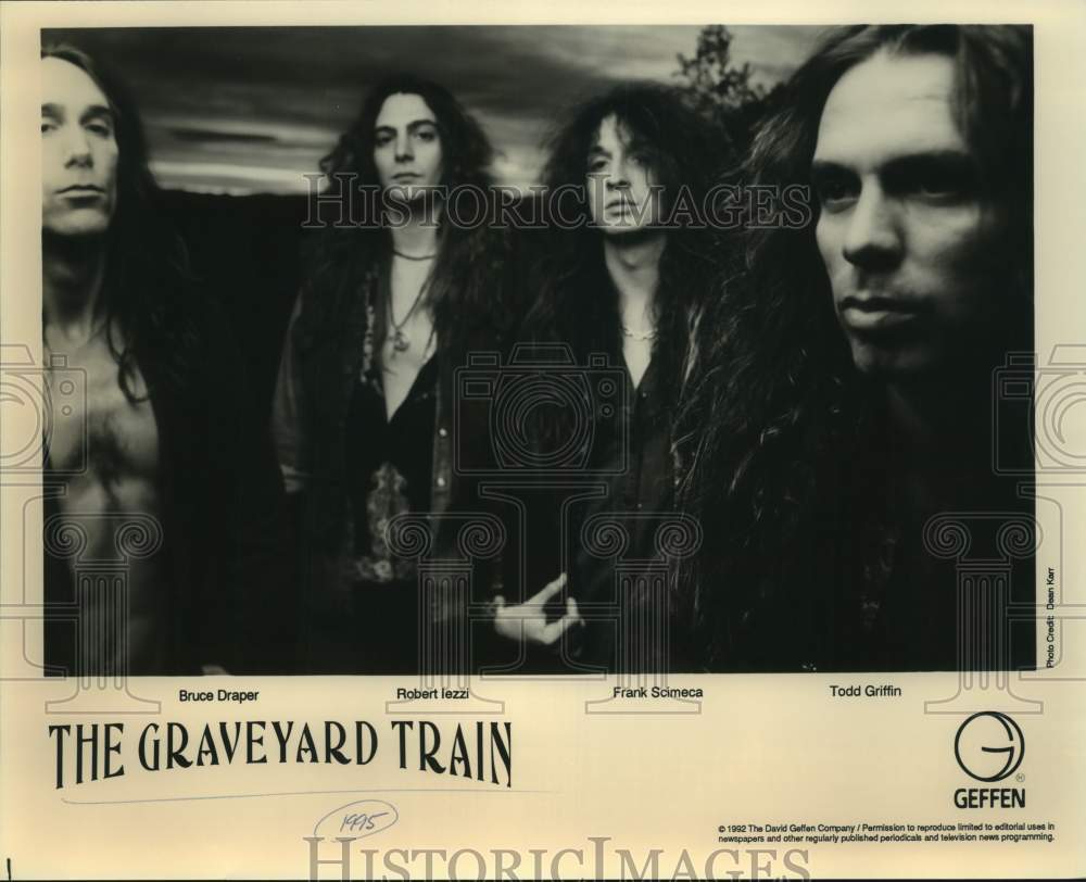 1992 Press Photo Members of The Graveyard Train, Indie rock group. - sap19861- Historic Images