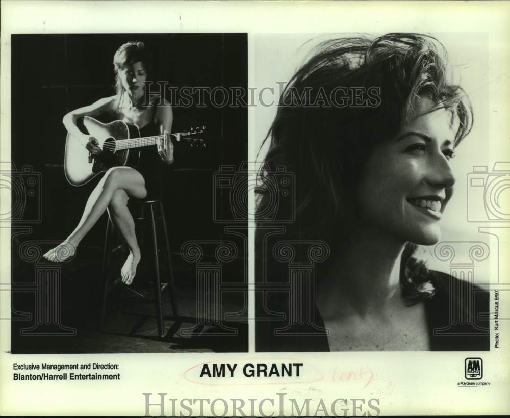 1997 Press Photo Entertainer Amy Grant, Musician - sap19869- Historic Images