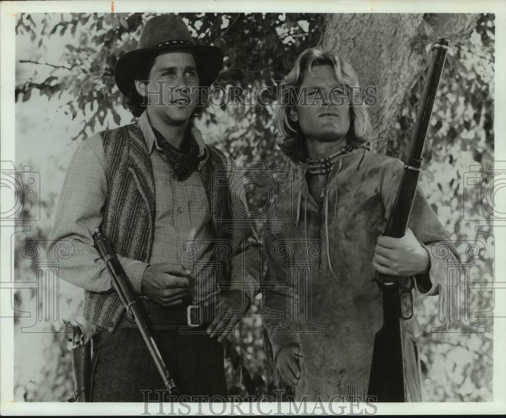 1996 Press Photo Actors Tim Matheson and Kurt Russell - sap19909- Historic Images