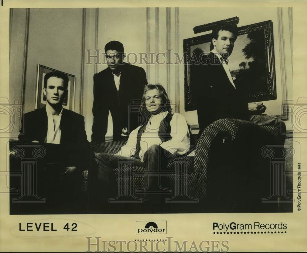 1988 Press Photo Members of Level 42, English new wave band. - sap19988- Historic Images