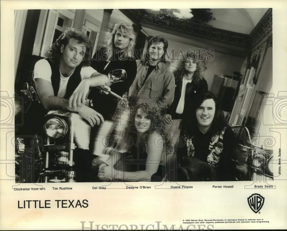 1993 Press Photo Musical Group, Little Texas - sap20068- Historic Images