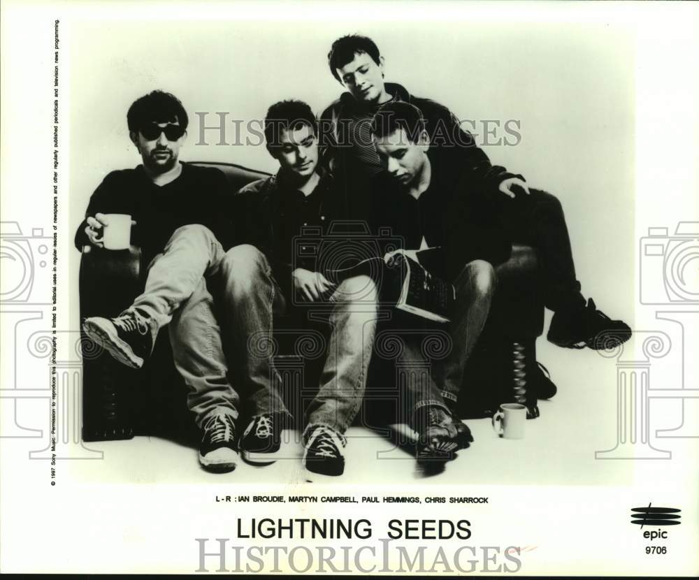 1987 Press Photo Musical Group, Lightning Seeds - sap20088- Historic Images