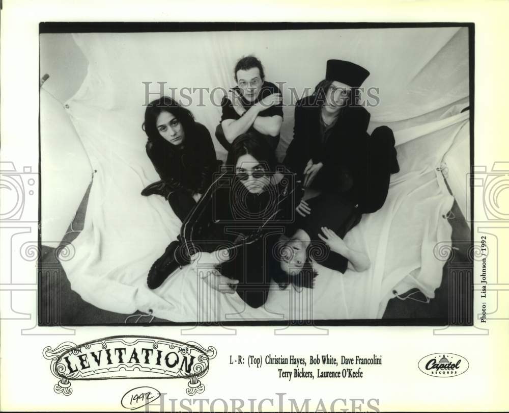 1992 Press Photo Musical Group, Levitation - sap20098- Historic Images