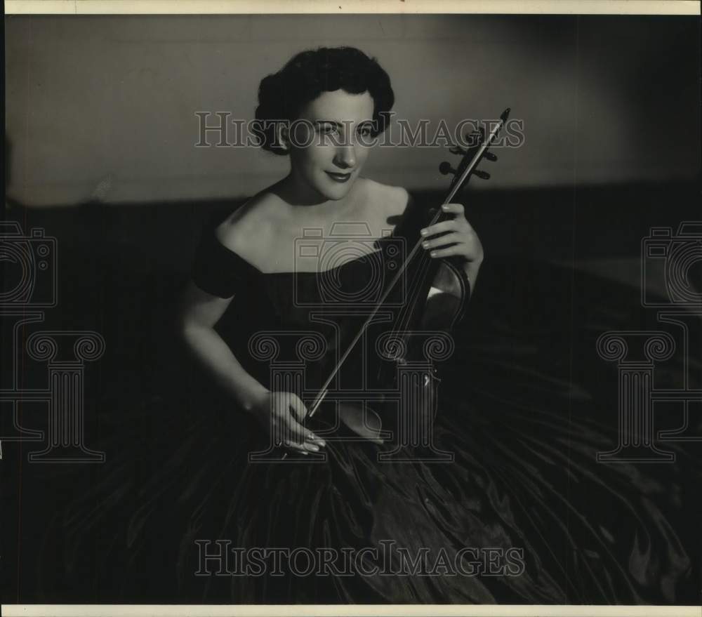 1959 Press Photo Nannette Levi, Symphony Concert Master - sap20114