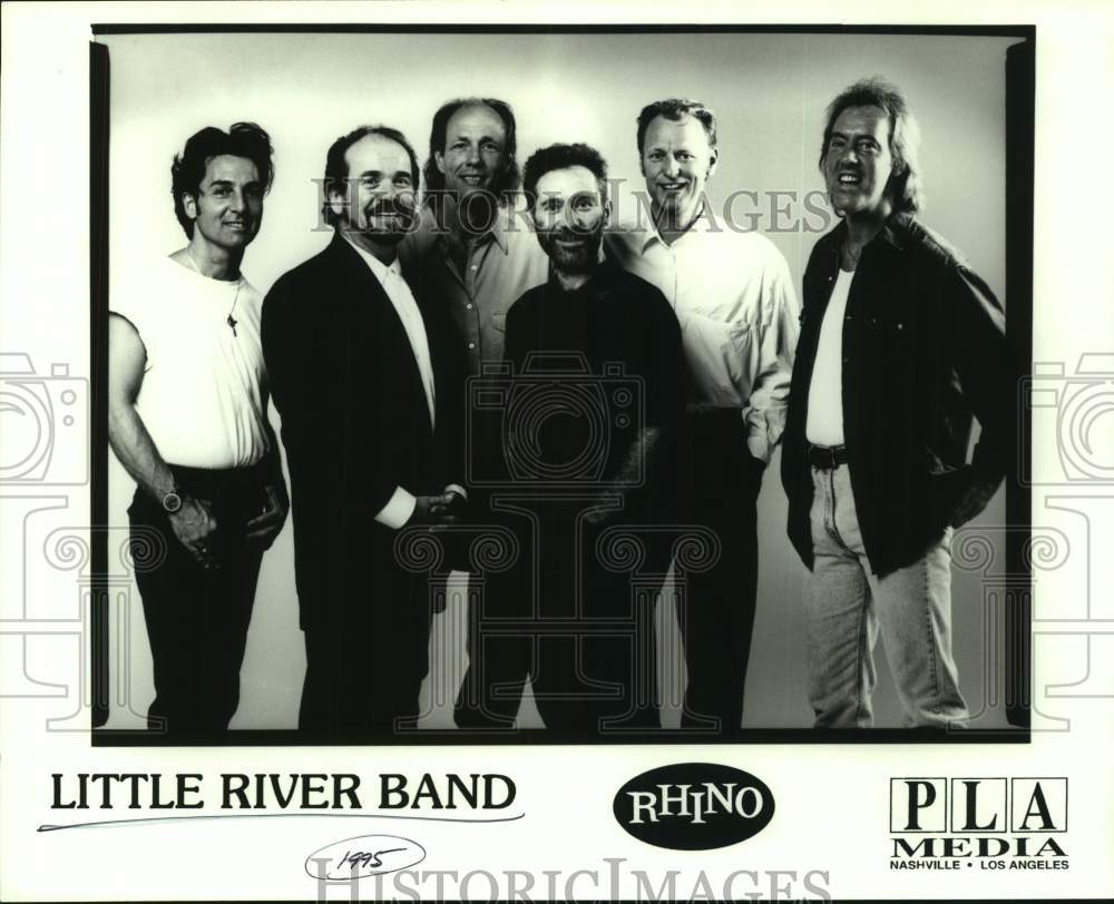 1995 Press Photo Six Members of the Little River Band, Entertainers - sap20151- Historic Images