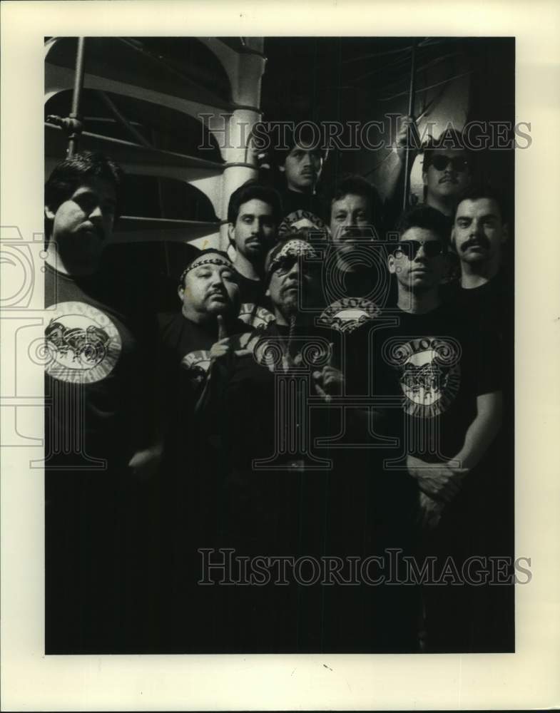 1990 Press Photo Members of Dr. Loco's Rockin' Jalapeno Band - sap20255- Historic Images