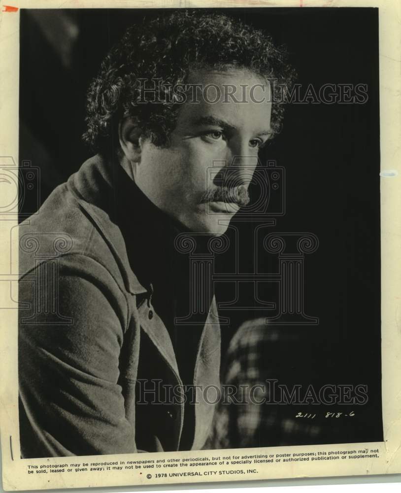 1978 Press Photo Actor Richard Dreyfuss as Moses Wine in &quot;The Big Fix&quot; movie- Historic Images