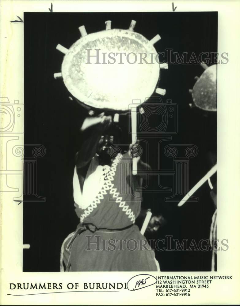 1995 Press Photo Drummers of Burundi, Entertainer - sap20339- Historic Images