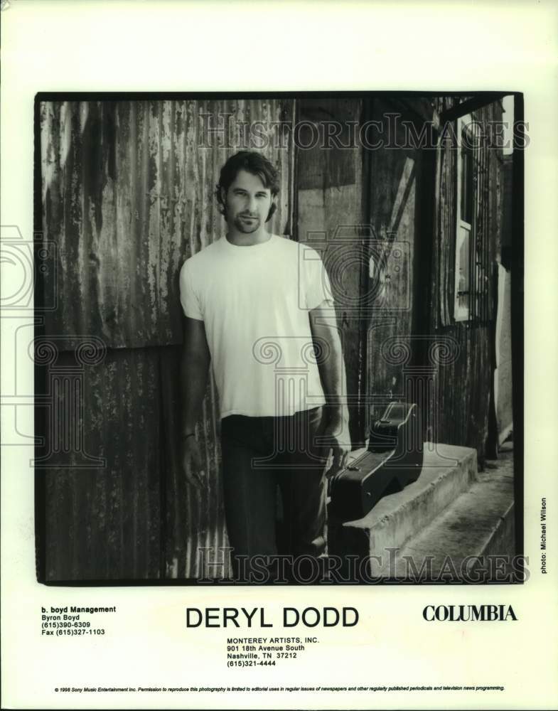 1996 Press Photo Deryl Dodd, Musical Artist - sap20345- Historic Images