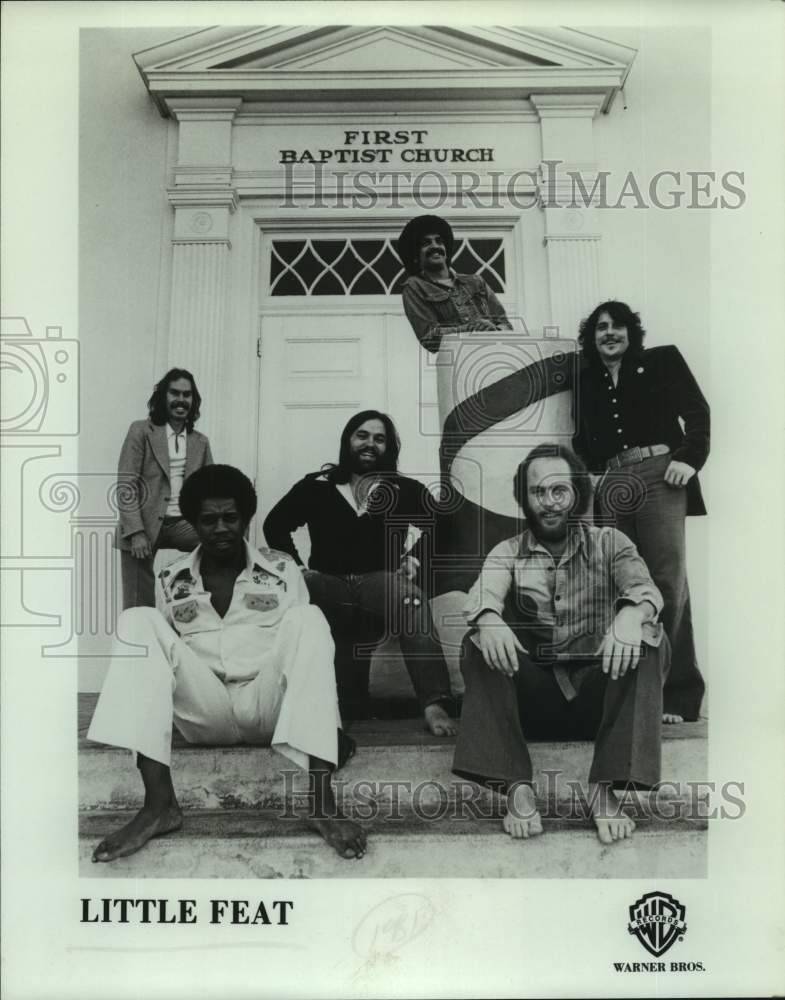 1981 Press Photo Six Members of the band Little Feat, Entertainers - sap20482- Historic Images