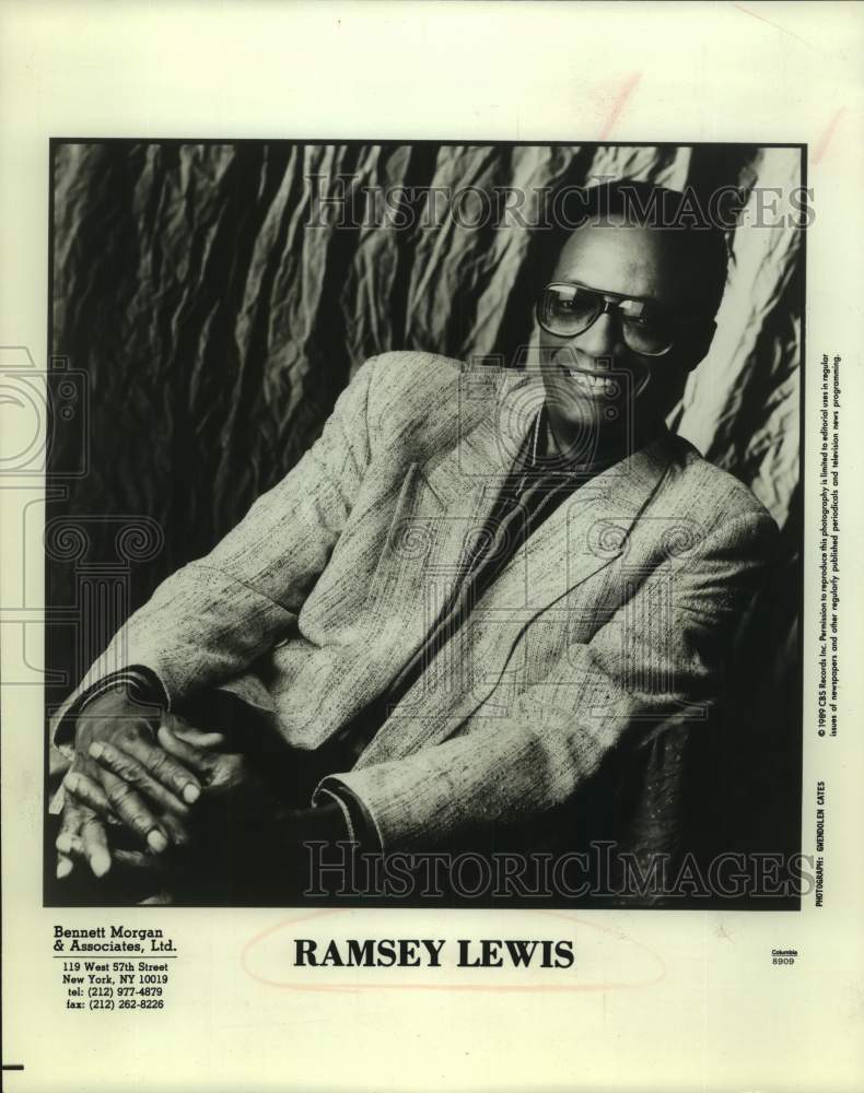 1989 Press Photo Recording artist Ramsey Lewis - sap20505- Historic Images