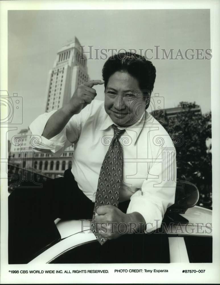 1998 Press Photo Actor Sammo Hung on CBS Television Show - sap20582- Historic Images