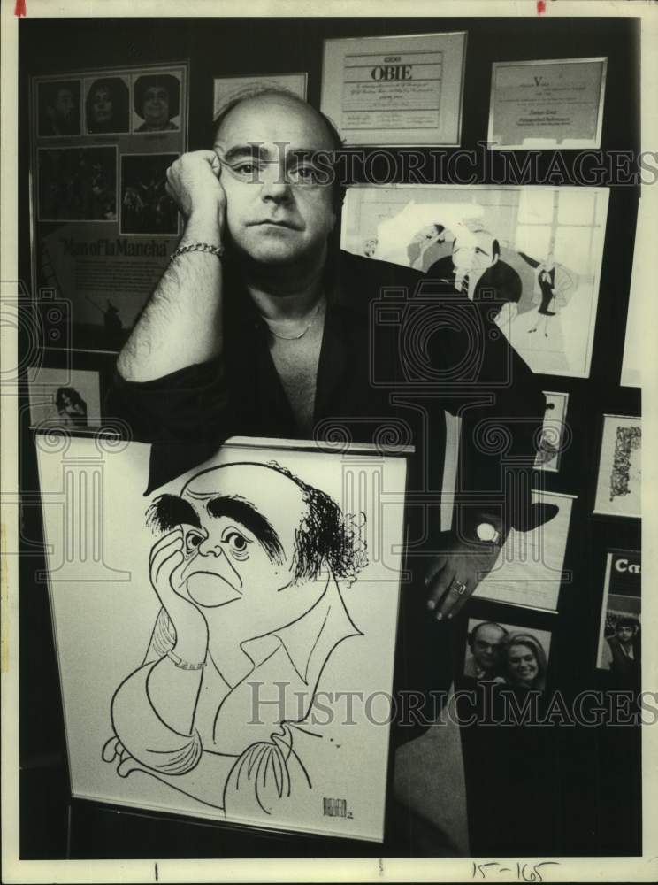 1987 Press Photo Actor James Coco - sap20700- Historic Images