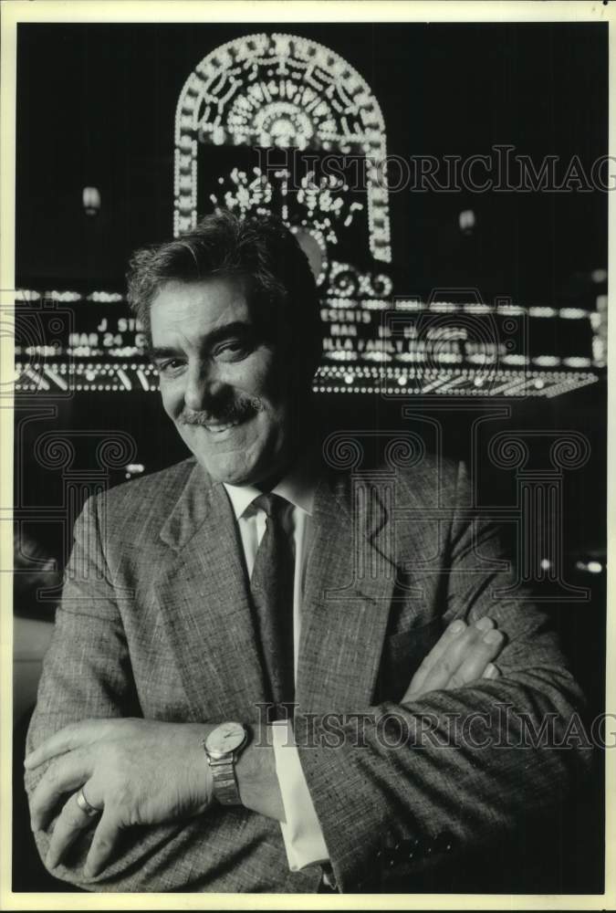 1991 Press Photo Tito Capobianco at Benedum Theater and Opera in Pittsburgh- Historic Images