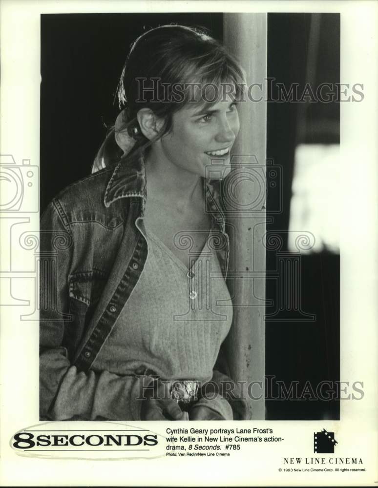 1993 Press Photo Actress Cynthia Geary in &quot;8 Seconds&quot; Movie Scene - sap20762- Historic Images