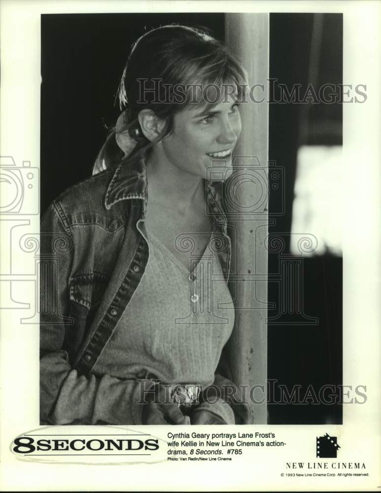 1993 Press Photo Actress Cynthia Geary in "8 Seconds" Movie Scene - sap20762- Historic Images
