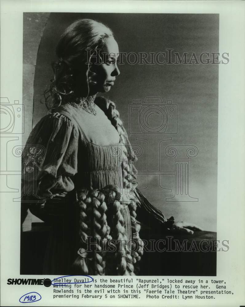1983 Press Photo Actress Shelley Duvall in "Rapunzel" on Showtime Network- Historic Images