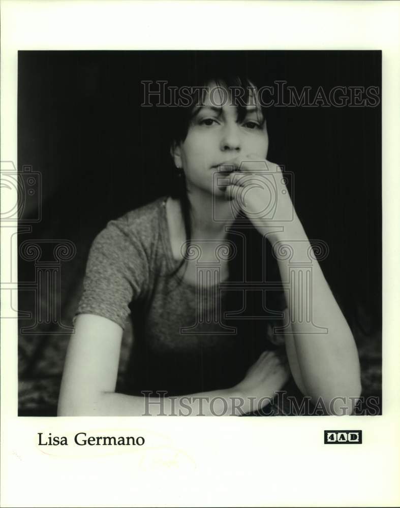 1997 Press Photo Fiddler Lisa Germano, Musician - sap20829- Historic Images