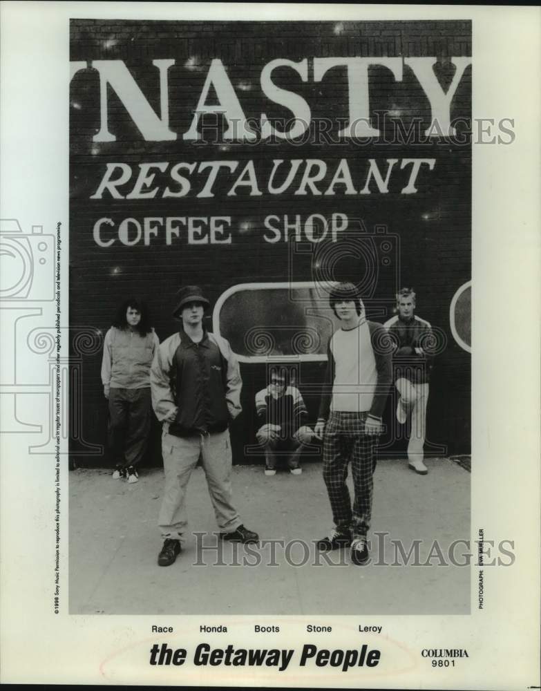 1996 Press Photo Musical Group, The Getaway People - sap20840- Historic Images