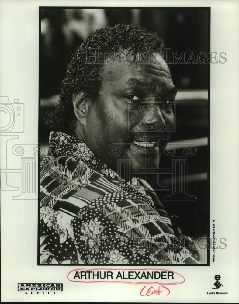 1997 Press Photo Rhythm and blues entertainer Arthur Alexander - sap20905- Historic Images