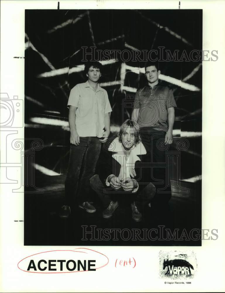 1998 Press Photo Members of Acetone, American alternative rock band.- Historic Images