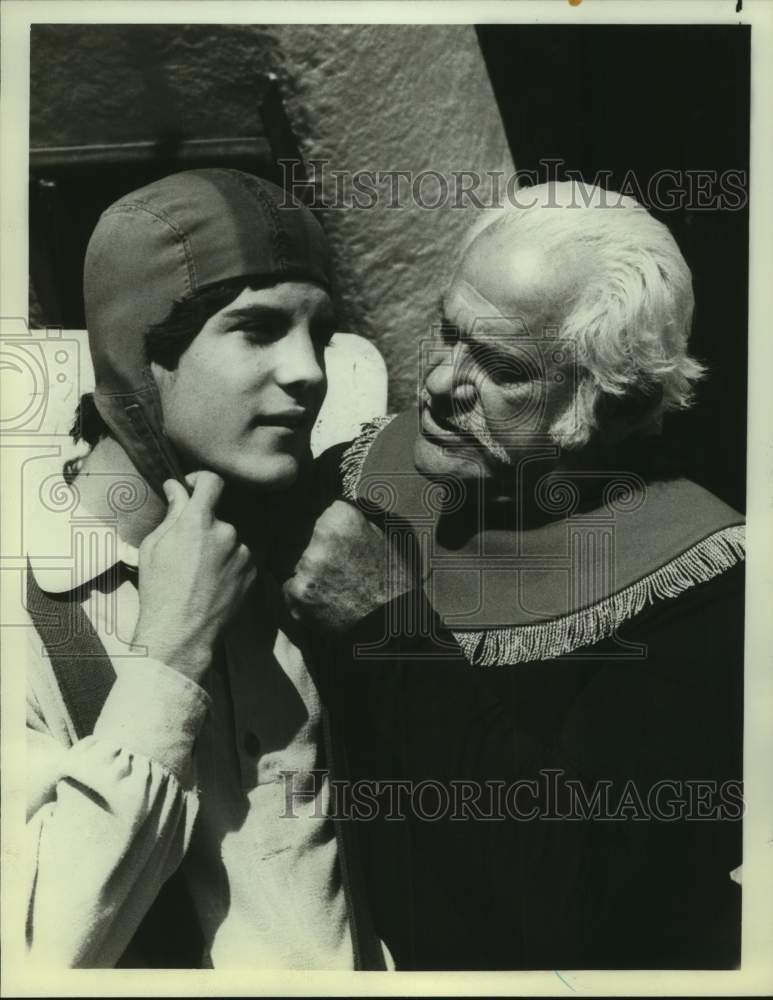 1981 Press Photo Jack Kruschen guest stars on Little House on the Prairie.- Historic Images