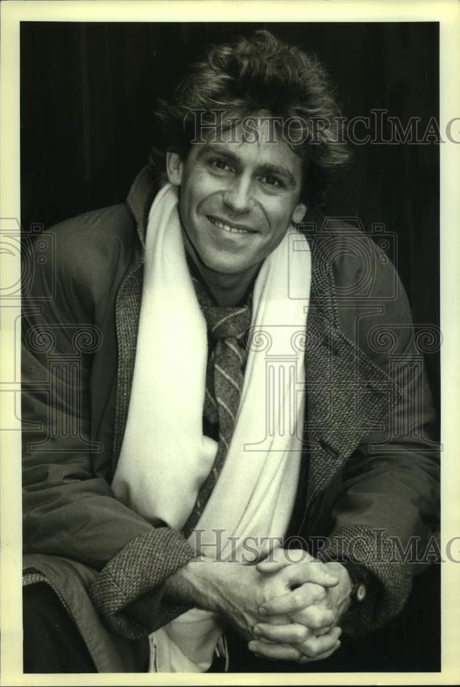 1985 Press Photo Jeff Conaway, star of rock musical &quot;The News&quot; - sap20958- Historic Images