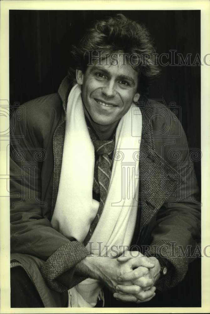 1985 Press Photo Jeff Conaway, star of rock musical "The News" - sap20958- Historic Images