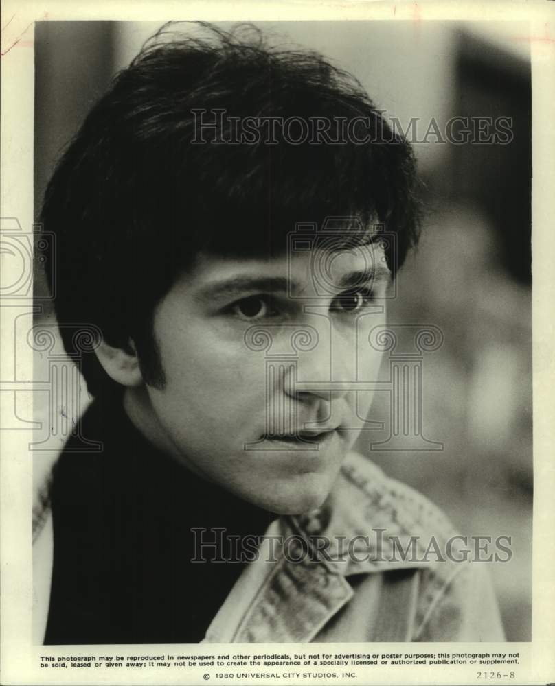 1980 Press Photo Actor Bruno Kirby as Marty Lewis in "Where The Buffalo Roam"- Historic Images