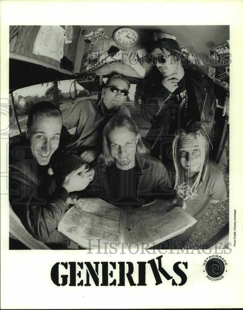 1998 Press Photo Recording artists &quot;Generiks&quot; - sap21078- Historic Images