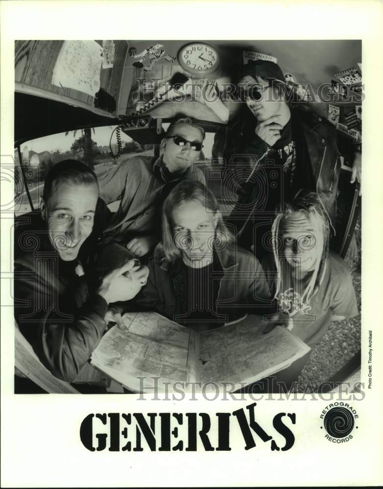 1998 Press Photo Recording artists "Generiks" - sap21078- Historic Images
