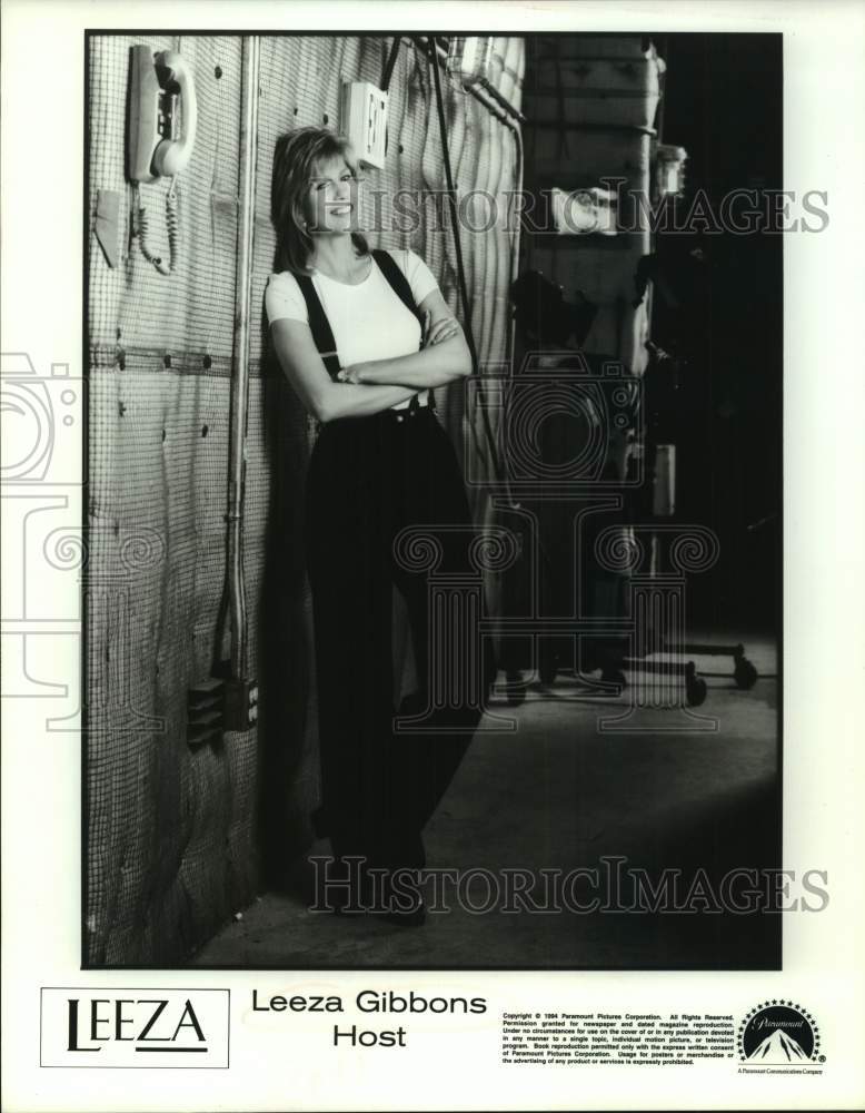 1998 Press Photo Host Leeza Gibbons of &quot;Leeza&quot; on Television - sap21097- Historic Images