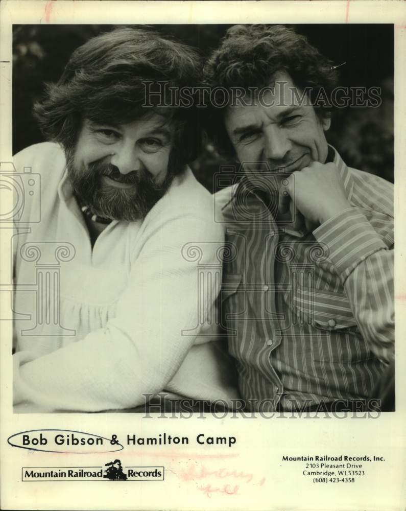 1979 Press Photo Musicians Bob Gibson & Hamilton Camp - sap21101- Historic Images