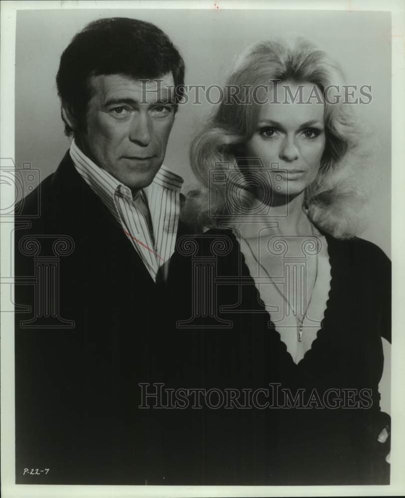 1978 Press Photo Actors Christopher and Lynda Day George in "Cruise of Terror"- Historic Images