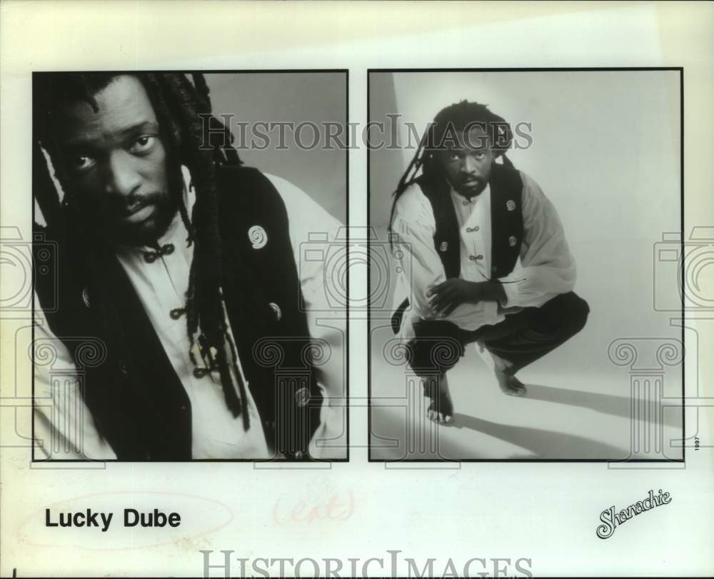 1997 Press Photo Singer Lucky Dube - sap21162- Historic Images